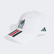 adidas Mexico 26 Baseball Cap With 3 Stripes - Black | Free