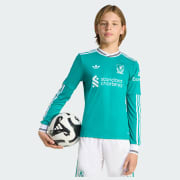 ウェア Liverpool Exclusive Green Uniform adidas Koszulka Liverpool FC 25/26 Third Kids - Zielony