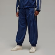 adidas Y-3 3-Stripes Nylon Shell Pants - Black | Free