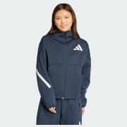adidas Bluza z kapturem adidas Z.N.E. Full-Zip - Bialy