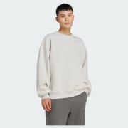 Cotton Brushed Sweat アイボリー adidas SOFT LUX SWEATSHIRT - Beige | Free Shipping with adiClub