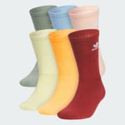 【ADIDAS】 Originals Trefoil 6 Pack Mens Crew Socks adidas Men's Originals Trefoil Crew Socks 6 Pack | Dick's