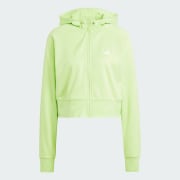 adidas AEROREADY Game and Go Full-Zip Hooded Fleece Jacket