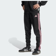 adidas nylon track pants black M 刺繍ロゴ Adidas embroidered-logo Tapered Track Pants | Black | FARFETCH