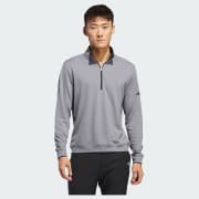 adidas Men's Golf Lightweight Half-Zip Top - Grey | Free