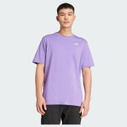 アディダス Earth Day グラフィック 半袖Tシャツ - パープル