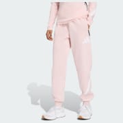 S nylon jersey pants laceピンク adidas Women's All SZN Fleece Loose Wide-Leg Pants - Macy's
