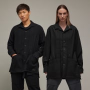 adidas Y-3 Wool Flannel Shirt - Black | adidas India