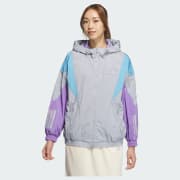 大人 可愛い 服  アディダス BYS スリーストライプス ウーブン 軽量ジャケット トップス