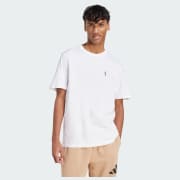 adidas Dog Sock Patch Graphic Tee - White | Free Shipping