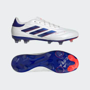 Couleur du produit : Cloud White / Lucid Blue / Solar Red