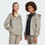 adidas Z.N.E. Full-Zip Hooded Track Jacket Kids - Black