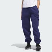 No Boundaries Soft Fleece Wide Leg Cargo Sweatpants, Women's