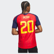 adidas Spain 26 Home Yamal Authentic Jersey - Red | Free Shipping