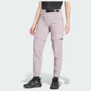 adidas Terrex Utilitas Hiking Zip-Off Pants - Purple | Free