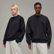 adidas Y-3 Logo Crew Sweatshirt - Black | Free Shipping with