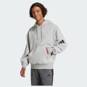 adidas Essentials Loose-Fit 3 Bar Logo French Terry Hoodie