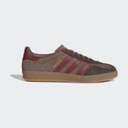 adidas Gazelle Indoor Shoes - Burgundy | Free Shipping with