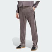 adidas SST Adicolor Velour Track Pants - Grey | Free