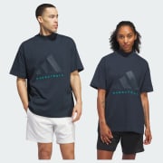 adidas Basketball Tişört - Mavi | adidas Türkiye