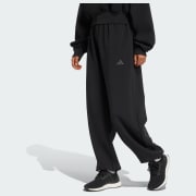 Adidas Baggy Fit Tapered Leg Cotton Lined Track Pants Size