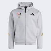 adidas Miami Hurricanes Mens ZNE Hoody - Grey | Free Shipping with