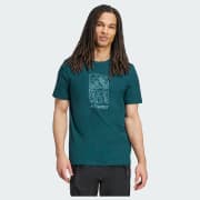 adidas Terrex Graphic Tee - Green | Free Shipping with