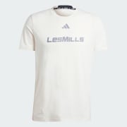 サイン入り　LESMILS(レスミルズ)Tシャツ アディダス Les Mills グラフィック 半袖Tシャツ - ホワイト