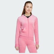 アディダス ベロア ジップ パーカー - ピンク | アディダス ジャパン