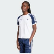 韓国 ファッション通販 Rich & Sporty adidas Tee with Shipping Free | White - トップス