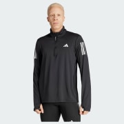 adidas Own the Run Half-Zip Jacket - Black | Free Shipping