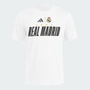 adidas Real Madrid Graphic Tee - White | Free Shipping with
