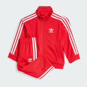 adidas Adicolor Firebird Track Suit Kids - Red | Free