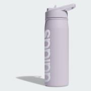 adidas Steel Straw Metal Bottle 600 ML - Silver | Free