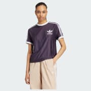 adidas Adicolor 3-Stripes Pinstripe Tee - Blue | adidas Thailand