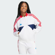 adidas Tiro Cut 3-Stripes Track Jacket - White | Free Shipping