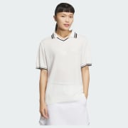 アディダス 【ゴルフ】半袖ニットポロシャツ - ホワイト | アディダス