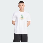 トップスその他 adidas Leisure Logo Tee Crystal Jade JD6342 adidas Originals Leisure League Logo Tee - Green | adidas
