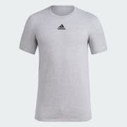 【メール便送料無料対応可】 Tee Sport of Badge Pregame Sleeve Short adidas - Free | Grey ウェア