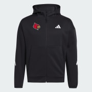 adidas Louisville Cardinals Full Zip Player Travel ZNE