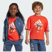 สี: Bright Red / Off White