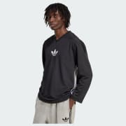 adidas Originals Adicolor Mesh Long Sleeve - Black | Free