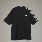 adidas Y-3 3-Stripes Short Sleeve Tee - White | adidas