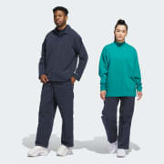 adidas Basketball Woven Snap Byxor - Blå | adidas Sweden