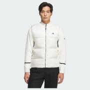 adidas ホワイト ゴルフダウンベスト アディダス(adidas) ゴルフウェア アウターベスト Frost Guard