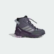 adidas Terrex Ax4r Mid CLIMAWARM+ Hiking Shoes Kids - Purple