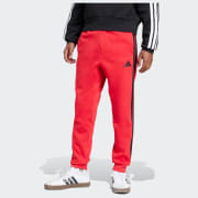Essentials 3-Stripes Fleece Pants