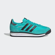 即完売コラボ★adidas SL 72 RS メルセデス エメラルドブルー adidas SL 72 RS MERCEDES SHOES - Black | Free Shipping with