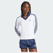 adidas Sporty & Rich Long Sleeve Soccer Jersey - White