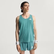 adidas Adizero Running Singlet - Grey | Free Shipping with